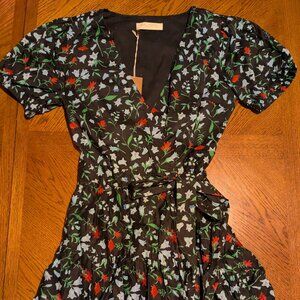 Bethany Yellowtail Floral Wrap Dress Size Large
